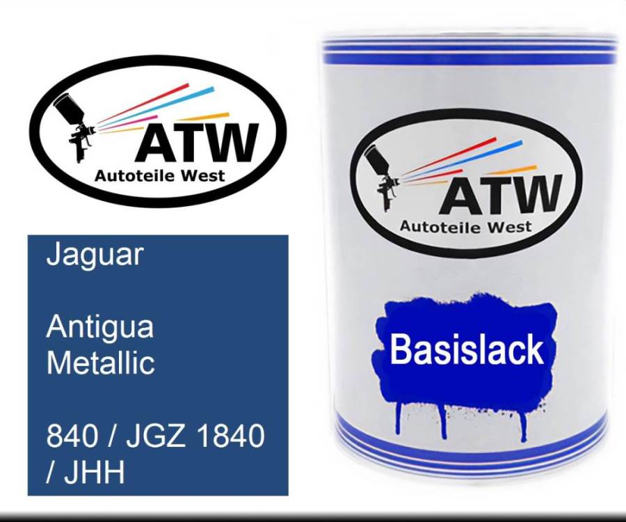 Jaguar, Antigua Metallic, 840 / JGZ 1840 / JHH: 500ml Lackdose, von ATW Autoteile West.